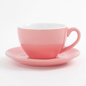 모던 홈카페 세트 커피잔 컬러 도자기 200ml(핑크)