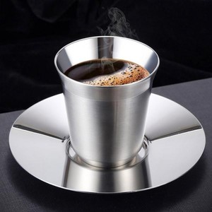 커피잔세트(170ml) 스텐 이중 감성캠핑