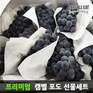 이츠올릿 프리미엄 고당도 켐벨 포도 1.5kg 선물 세트 캠벨 적포도 영동 영천 김천